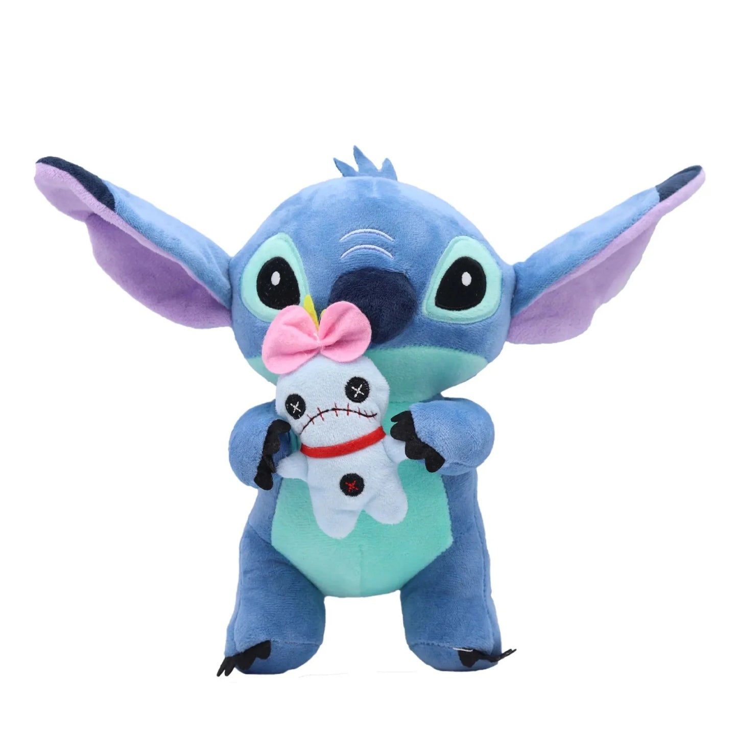 Poupée en peluche Disney Stitch écologique - Animal en peluche doux, 20 cm-25 cm (7,8-9,8 pouces) Cadeau pour les anniversaires des enfants
