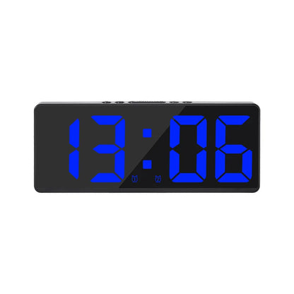 Floroux LED alarm clock with voice control | Silent night mode | Modern design