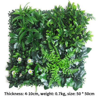 Floroux Artificial Plant Wall | Vertical Garden | Low Maintenance Decor | Green Oasis for the Home