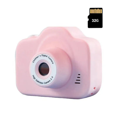 Mini HD Caméra Pour Enfants - Jouet Numérique Portable de Selfie pour Amusement Extérieur, Cadeau de Noël Parfait pour Enfants