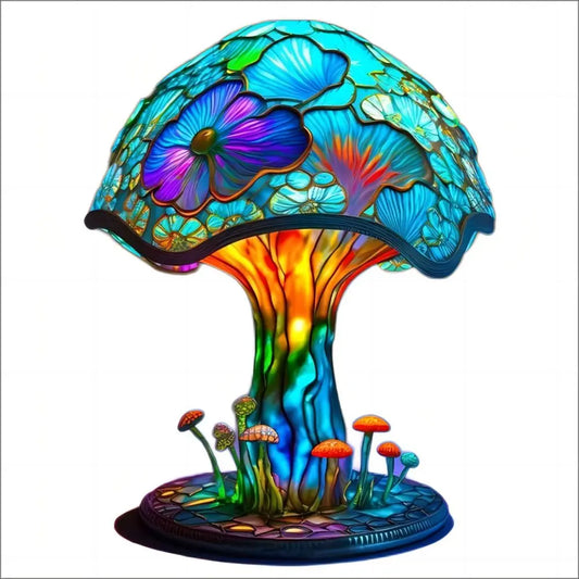 Lampe de table vintage champignon