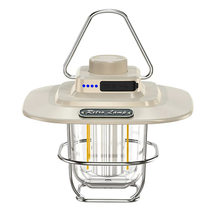LumiCamp – Lampe LED Rechargeable Vintage pour Camping