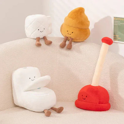 Floroux Toilet Friend - Jouet drôle et câlin pour s'amuser et rire