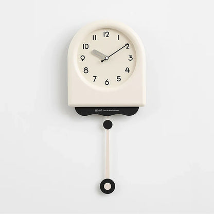 CremePendulum Clock - Horloge mural coréen au design moderne