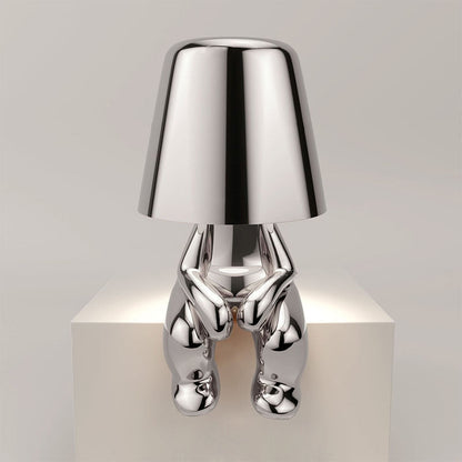Floroux Monsieur LED Table Lamp | Elegant Figure Lamp | Modern Decor for Home & Office