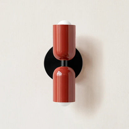 Applique murale double tête unie minimaliste nordique