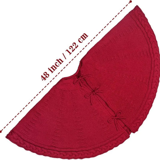 Floroux Christmas Tree Skirt | Luxury Christmas Decorations | Cozy Atmosphere Around the Tree