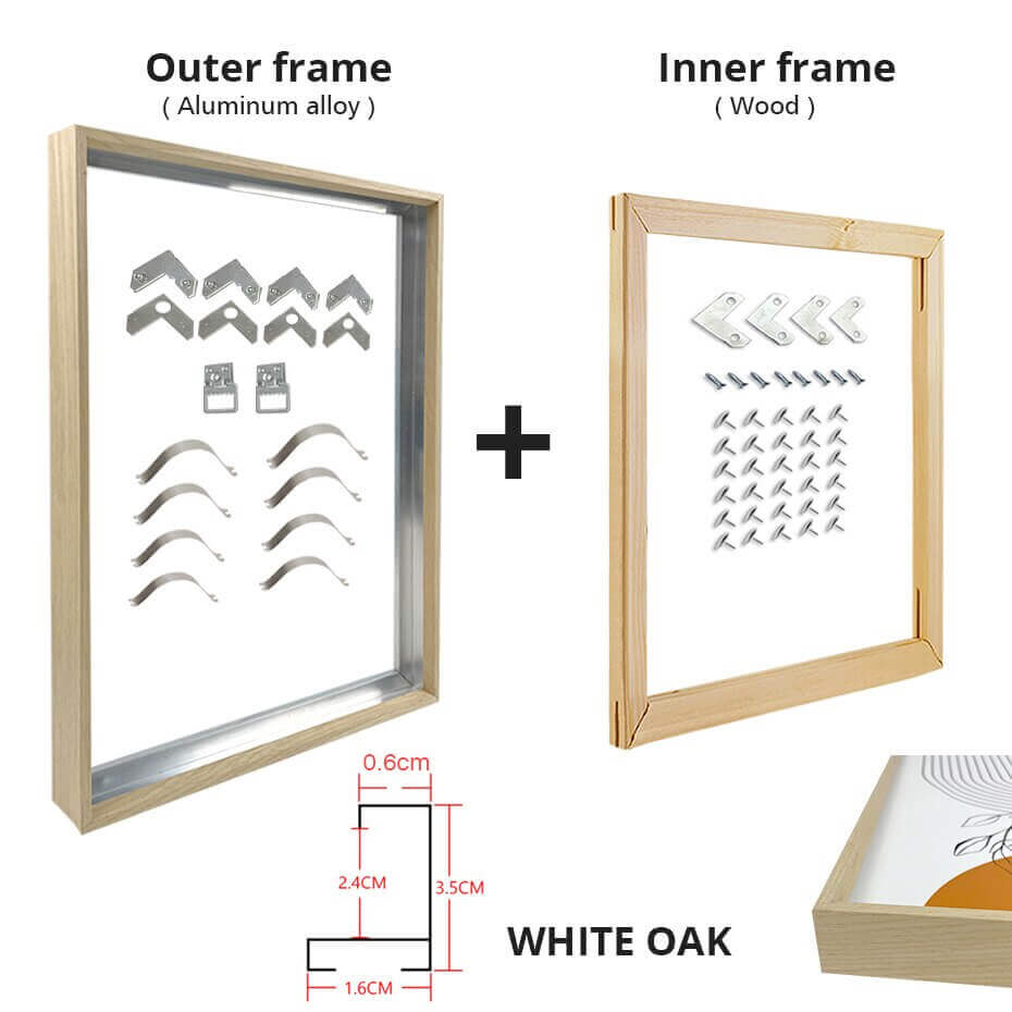 DIY Cadre en aluminium pour toile Art mural