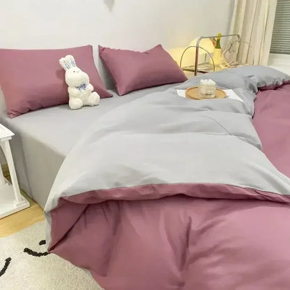 DuoDream Duvet - Housse de couette réversible élégante pour le confort