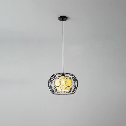 Floroux Creative Pendant Light in Hemp Weaving | Modern Design | Unique Bright Accent | Suspension for Home
