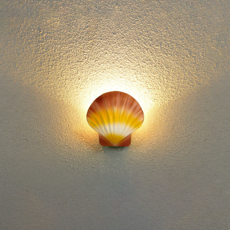 Floroux LED Applique Murale | Design Créatif en Coquillage | Aluminium | Étanche | Éclairage Exterieur