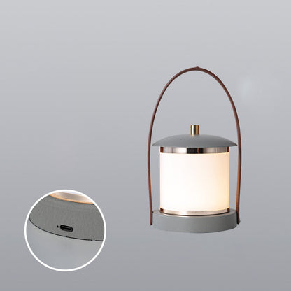Lampe de camping LED au design cylindrique portable