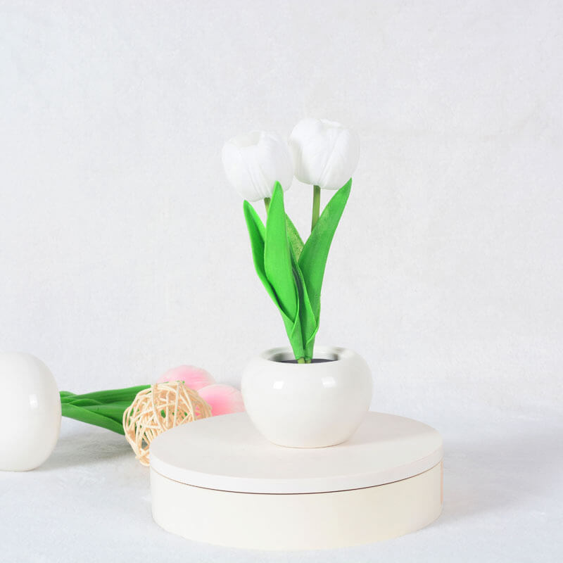 Floroux LED Night Table Lamp | Creative Flower Design | Tulip & Peony | Ambient Light