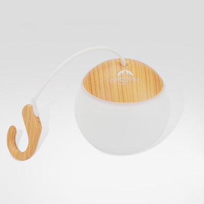 Floroux LED camping lamp minimalist | Rechargeable via USB | Portable and hanging | 3/4 brightness levels | Outdoor light