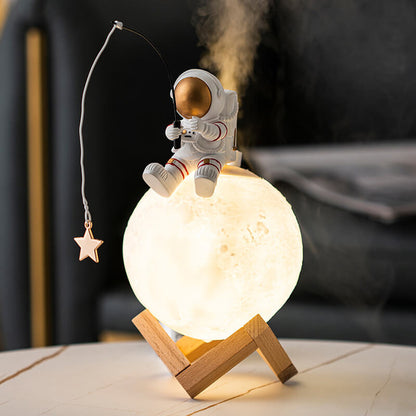Floroux humidifier and night light | Astronaut design | LED light and room climate optimization