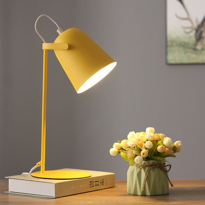 Floroux Nordic Table Lamp in Creative Bucket Design | 1-bulb | Selection of Colored Macarons