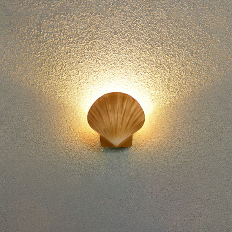 Floroux LED Applique Murale | Design Créatif en Coquillage | Aluminium | Étanche | Éclairage Exterieur