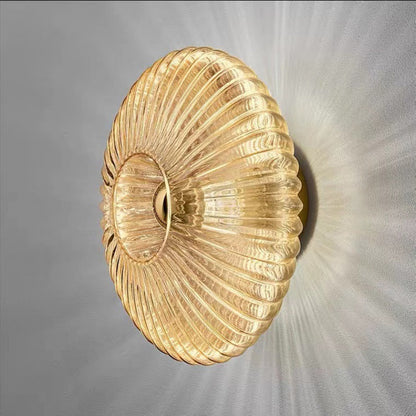 Floroux Vintage Wall Sconce | Textured Glass | Timeless Design