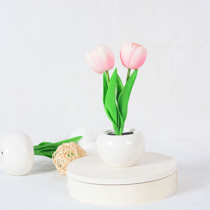 Floroux LED Night Table Lamp | Creative Flower Design | Tulip & Peony | Ambient Light