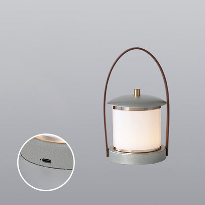 Lampe de camping LED au design cylindrique portable