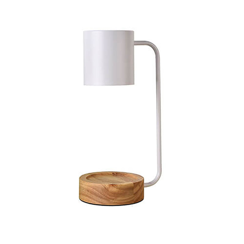 Floroux Lampe de table en bois | Dimmable | Fonction minuterie | Effet de cire | Design moderne
