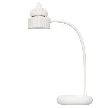 Floroux Lampe de Table LED | Design Oreilles de Chat | Amical pour les Yeux | Lampe Clip & Normale | Moderne & Créatif