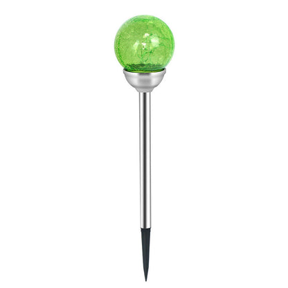 Floroux Solar Garden Light | Lampe à tête ronde LED colorée | Solaire | Lumière de paysage pour pelouses et allées