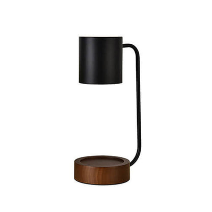 Floroux Lampe de table en bois | Dimmable | Fonction minuterie | Effet de cire | Design moderne