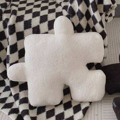 Coussin en peluche créatif pour siège de canapé