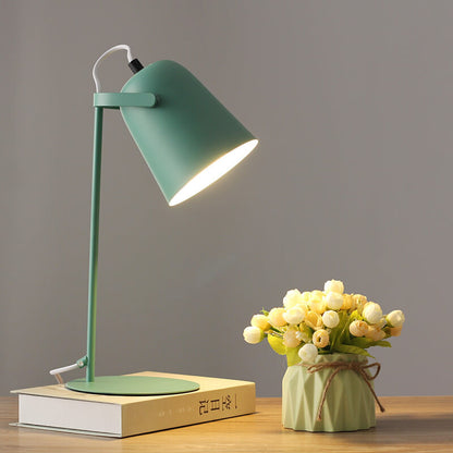 Floroux Nordic Table Lamp in Creative Bucket Design | 1-bulb | Selection of Colored Macarons