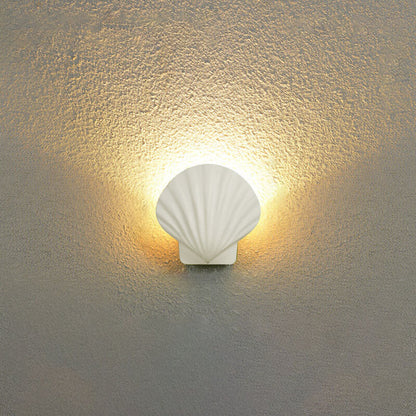 Floroux LED Applique Murale | Design Créatif en Coquillage | Aluminium | Étanche | Éclairage Exterieur