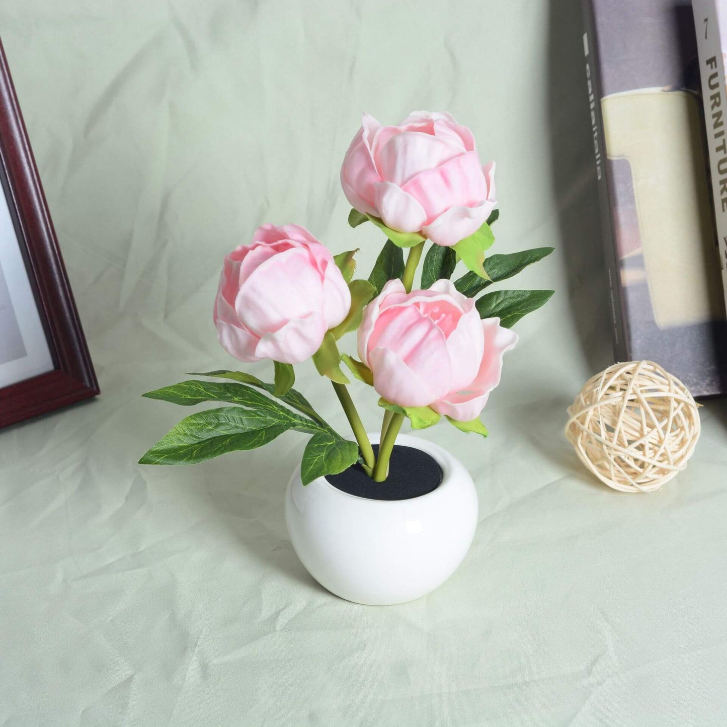 Floroux LED Night Table Lamp | Creative Flower Design | Tulip & Peony | Ambient Light