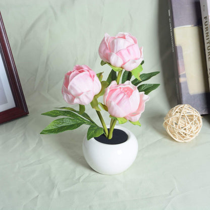 Floroux LED Night Table Lamp | Creative Flower Design | Tulip & Peony | Ambient Light