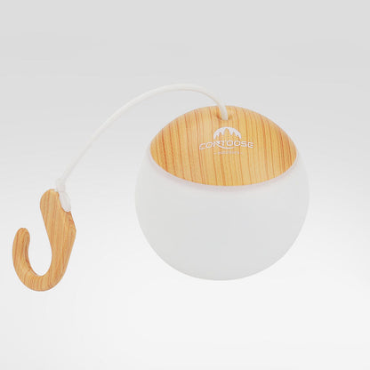 Floroux LED camping lamp minimalist | Rechargeable via USB | Portable and hanging | 3/4 brightness levels | Outdoor light