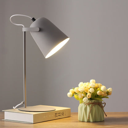 Floroux Nordic Table Lamp in Creative Bucket Design | 1-bulb | Selection of Colored Macarons