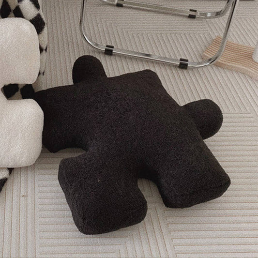 Coussin en peluche créatif pour siège de canapé