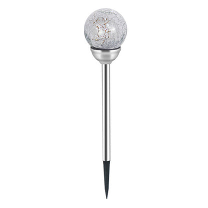 Floroux Solar Garden Light | Lampe à tête ronde LED colorée | Solaire | Lumière de paysage pour pelouses et allées