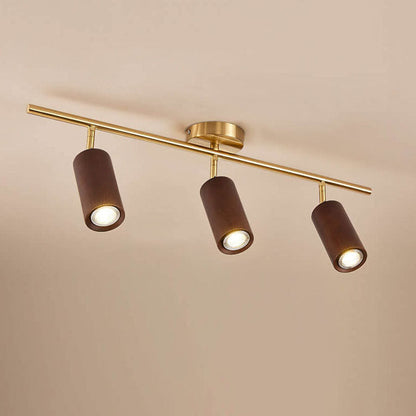 Floroux Design Nordique LED Plafonnier | Design en Bois Minimaliste | Économe en Énergie | Ambiance de Vie Moderne