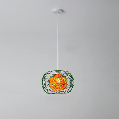 Floroux Creative Pendant Light in Hemp Weaving | Modern Design | Unique Bright Accent | Suspension for Home