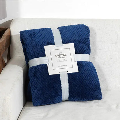 DouceHiver - Plaid Douillet en Flanelle pour Lit d'Hiver