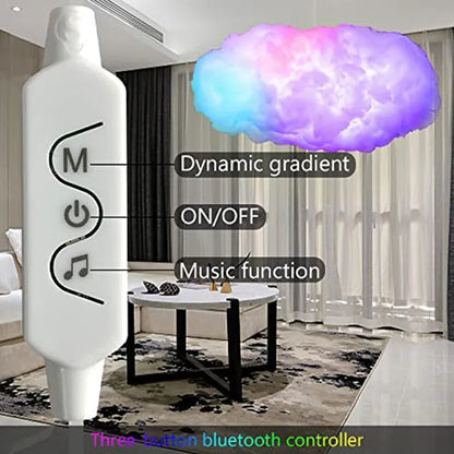 Floroux 3D lumière nuage | Lampe de chambre intelligente | Éclairage LED dimmable | Lumière d'ambiance