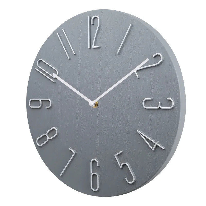 SilenceLuxe – Horloge Murale Ultra-Silencieuse et Contemporaine