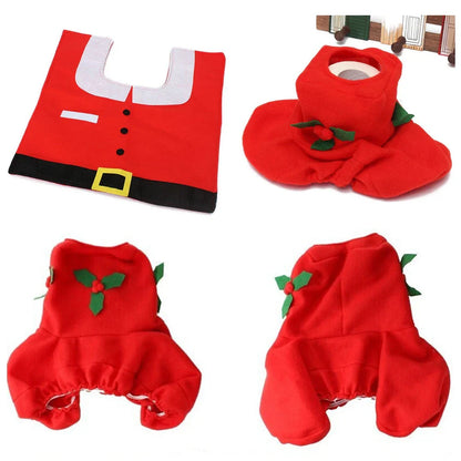 Floroux | Housse de siège de toilette avec motif de Noël