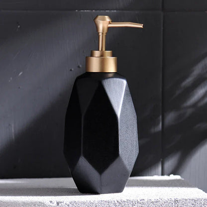 Ensemble de salle de bain Floroux en céramique 5 pièces | Design moderne | Accessoires de bain élégants pour la maison