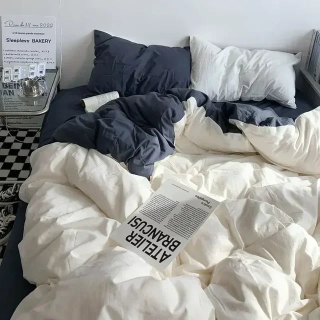 DuoDream Duvet - Housse de couette réversible élégante pour le confort