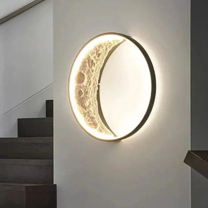Floroux Applique murale en demi-lune | Lumière d'ambiance LED | Éclairage décoratif pour la maison