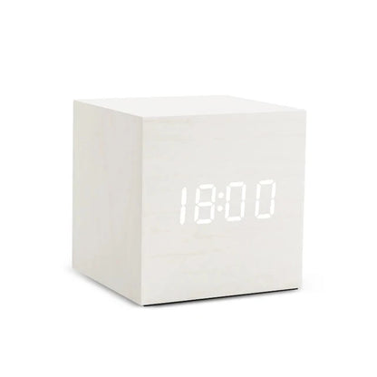 ClimaHorloge – Horloge LED en bois avec affichage de la température et contrôle sonore