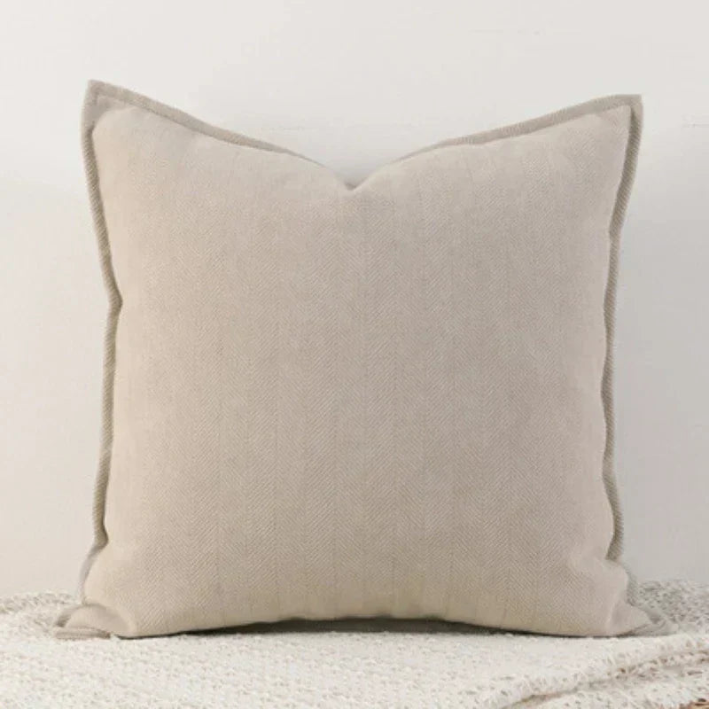 ChenilleCozy – Housse de coussin simple pour la décoration de la maison et de la chambre