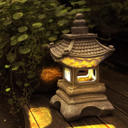 ZenGlow Lantern de jardin - Élégante lanterne solaire de jardin