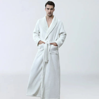 CozyNuit – Peignoir en polaire pour hommes